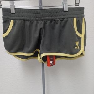 TYR Sport dri fit bandana Shorts Womens  grey size M